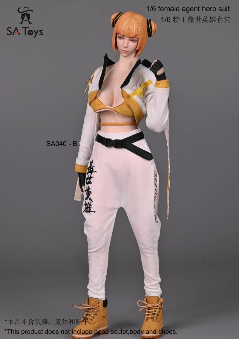 Female Soldier Agent Furious Hero Suit Costume 1/6