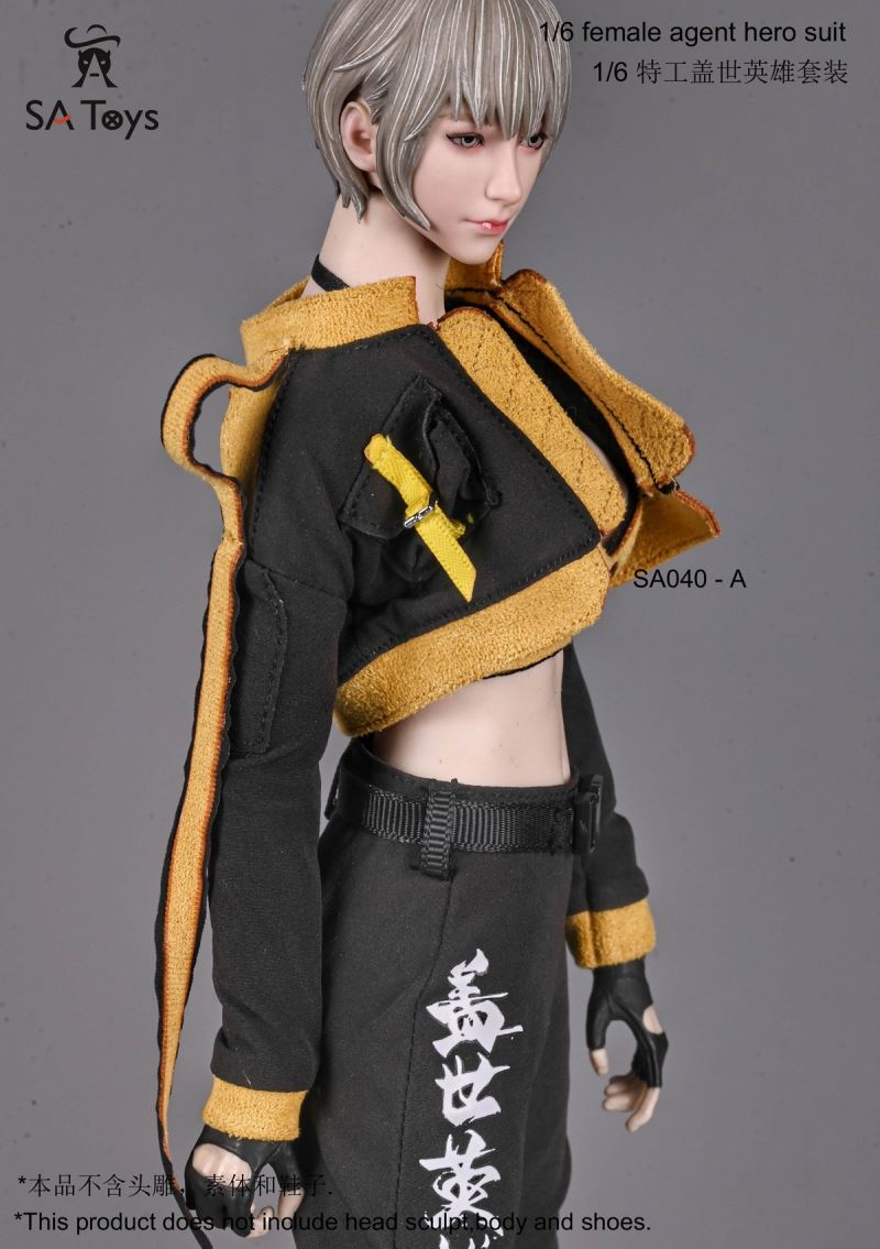 Female Soldier Agent Furious Hero Suit Costume 1/6