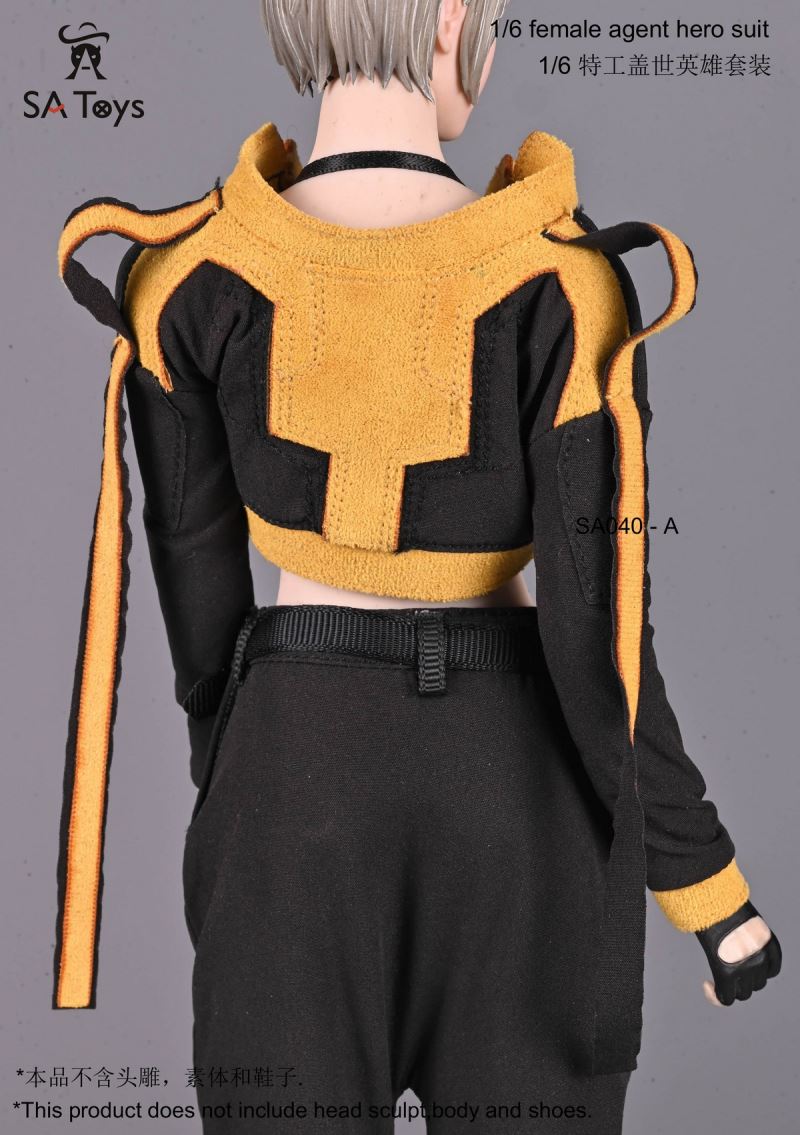 Female Soldier Agent Furious Hero Suit Costume 1/6