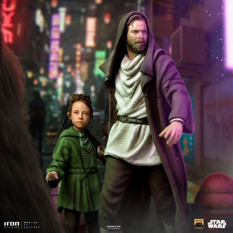 Obi-Wan and Young Leia Deluxe- Obi-Wan Kenobi - Art Scale 1/10