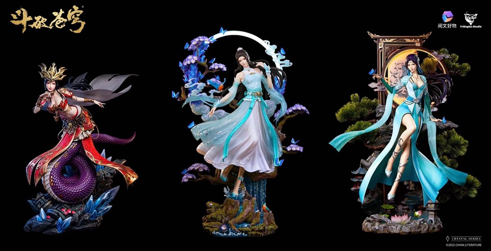 Fighting Break Sphere Statue - Xiao Xun'er