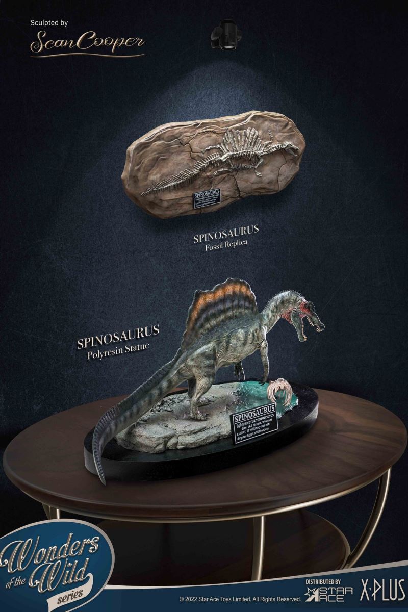 Spinosaurus 2.0 (Land version with Spinosaurus fossil)