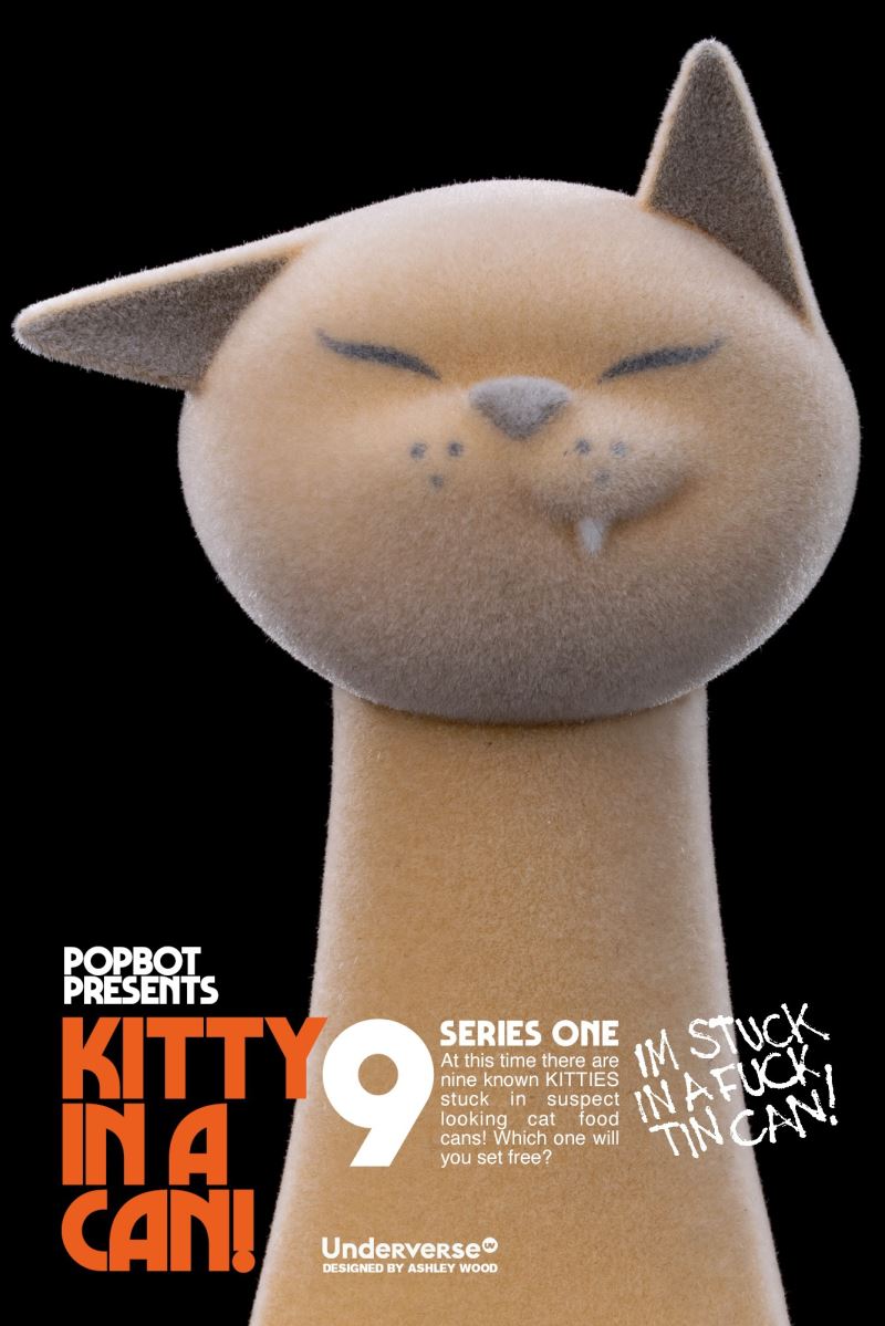 Popbot Series Blind Box Kitty In A Can!