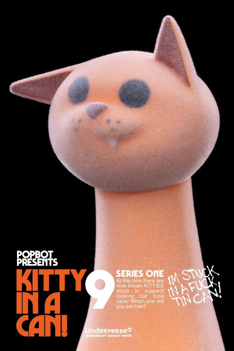 Popbot Series Blind Box Kitty In A Can!
