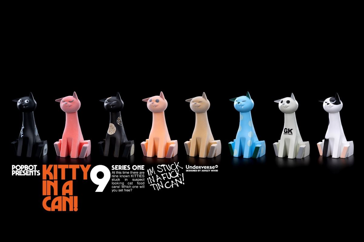 Popbot Series Blind Box Kitty In A Can!