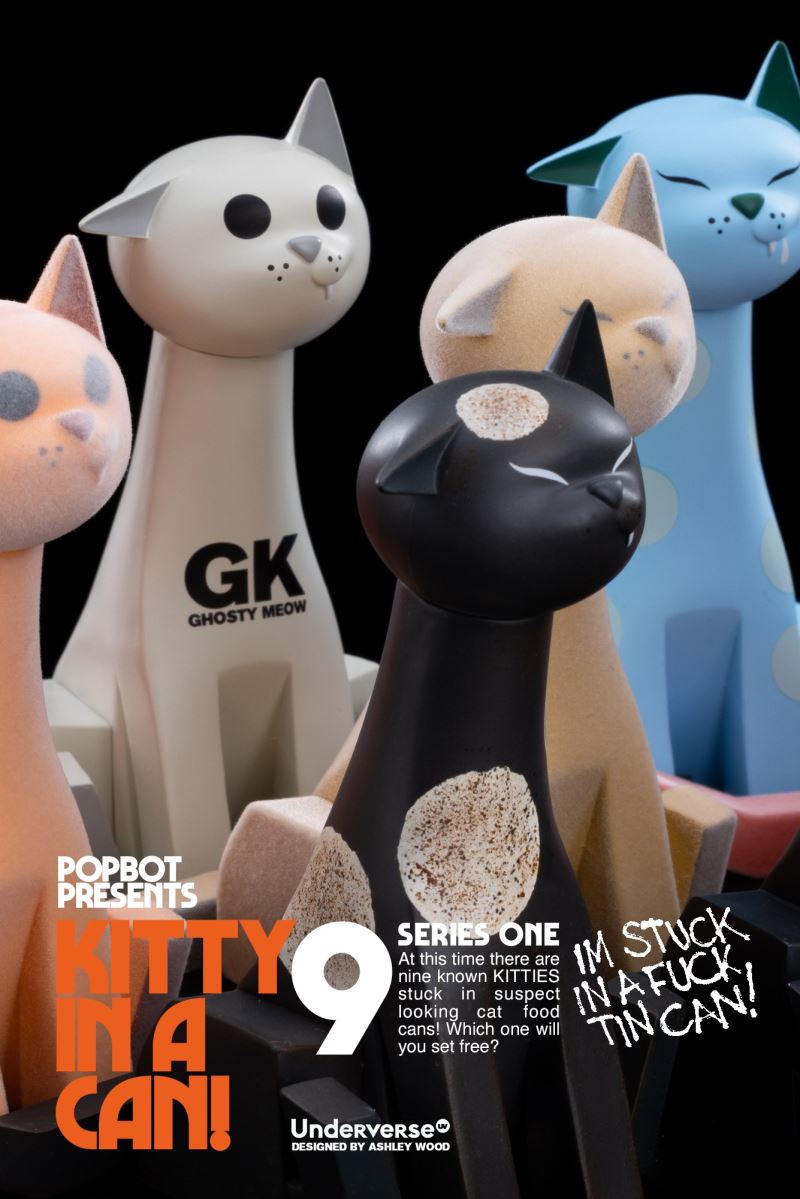 Popbot Series Blind Box Kitty In A Can!