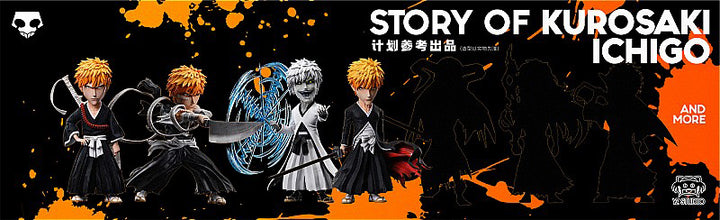 Story of Kurosaki Ichigo Bankai: Tensa Zangetsu 003 Substitute Shinigami Ichigo & 004 Zangetsu - Bleach