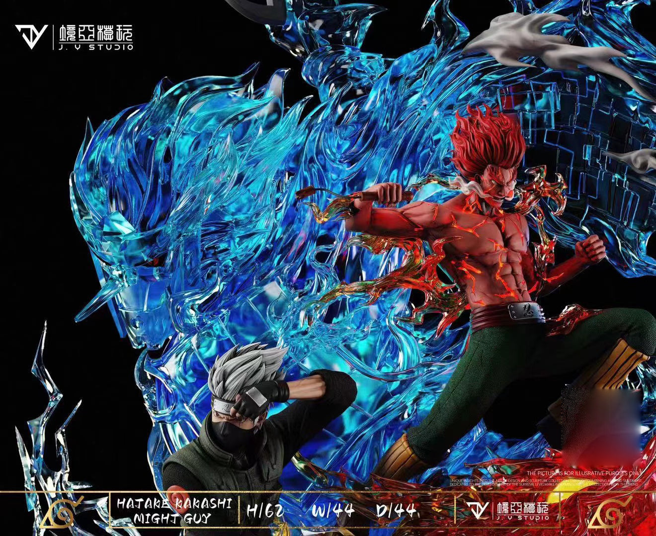 Kamui Kakashi Hatake & Might Guy - Naruto