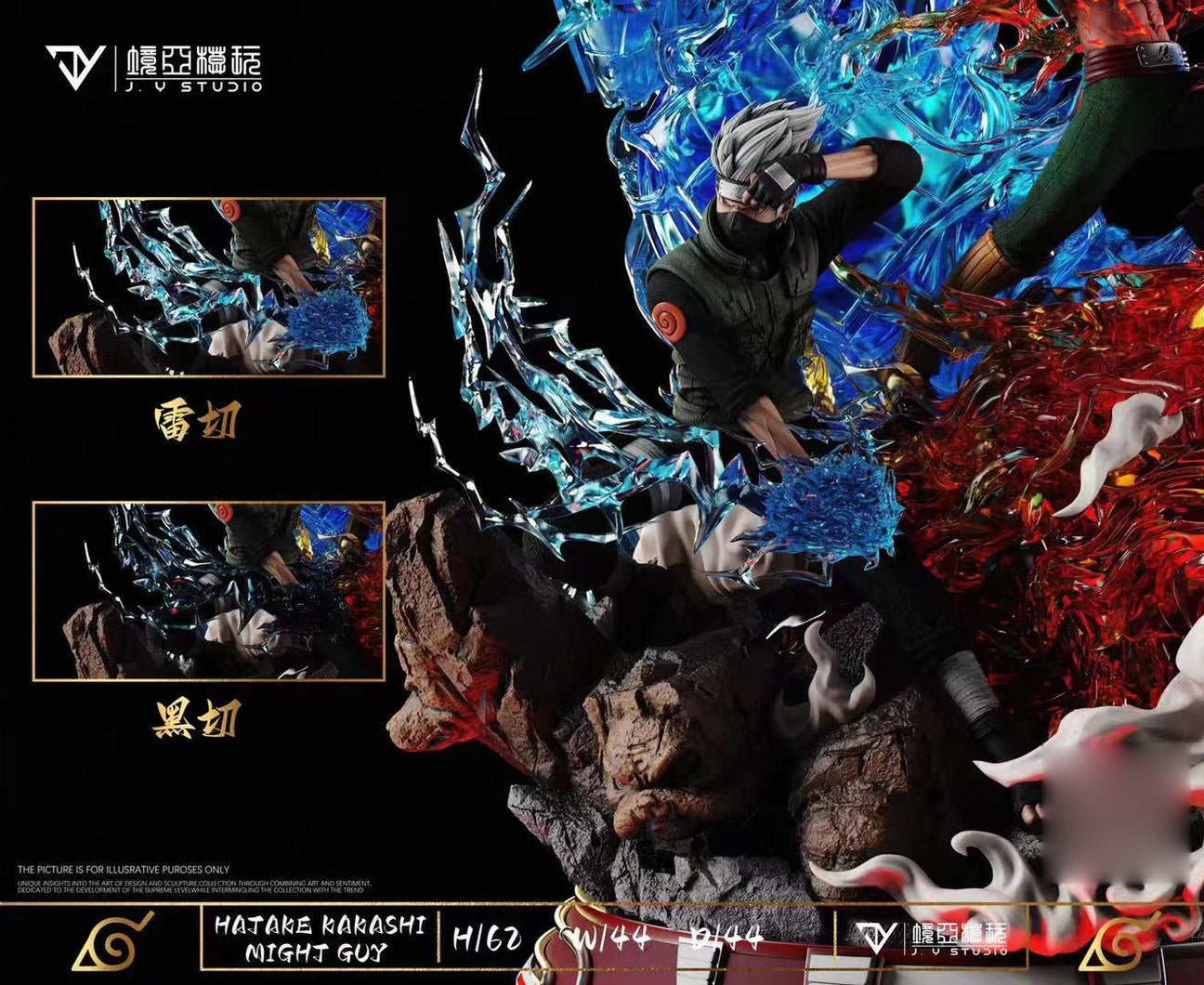 Kamui Kakashi Hatake & Might Guy - Naruto