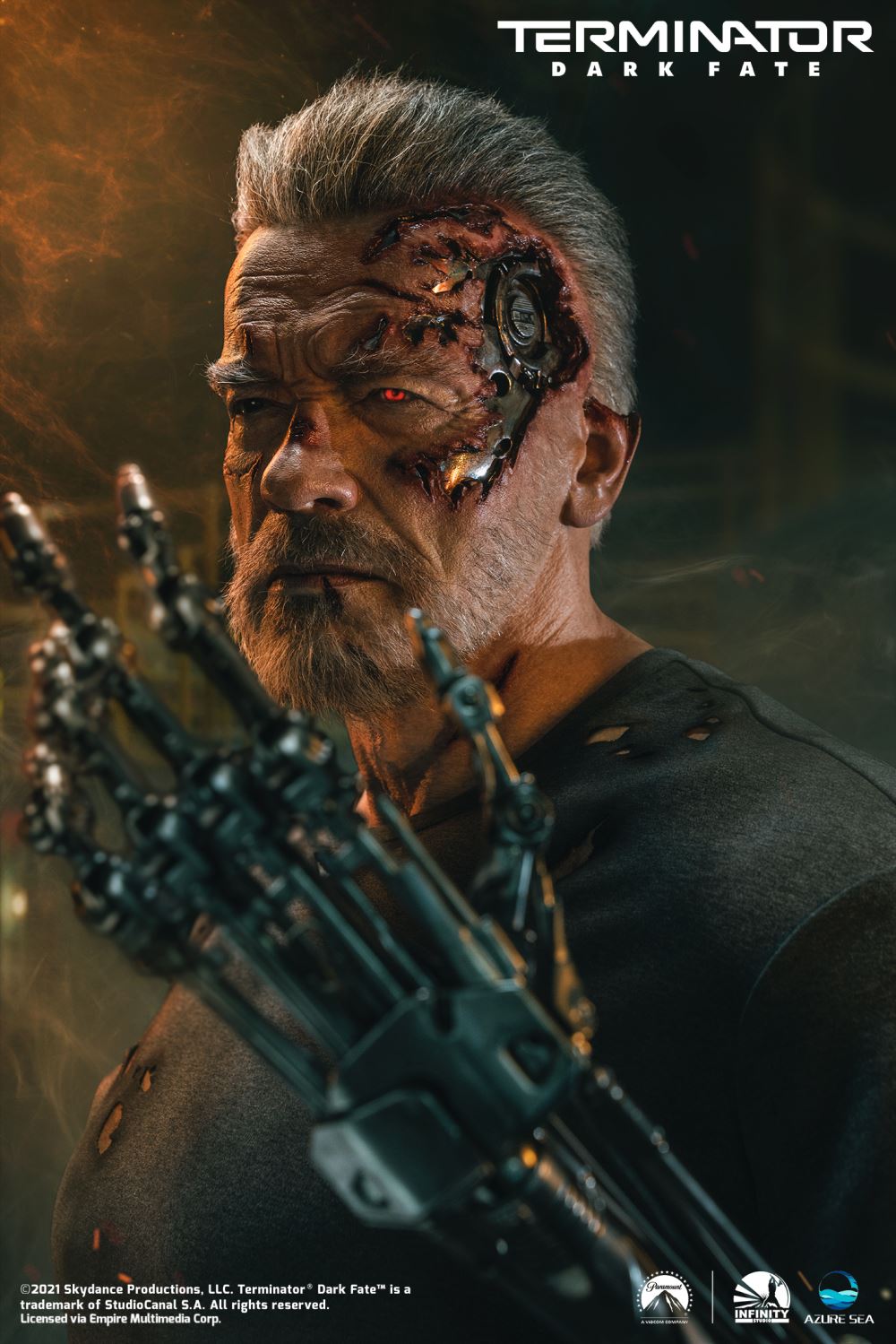 T-800 1/1 bust – Terminator Dark Fat