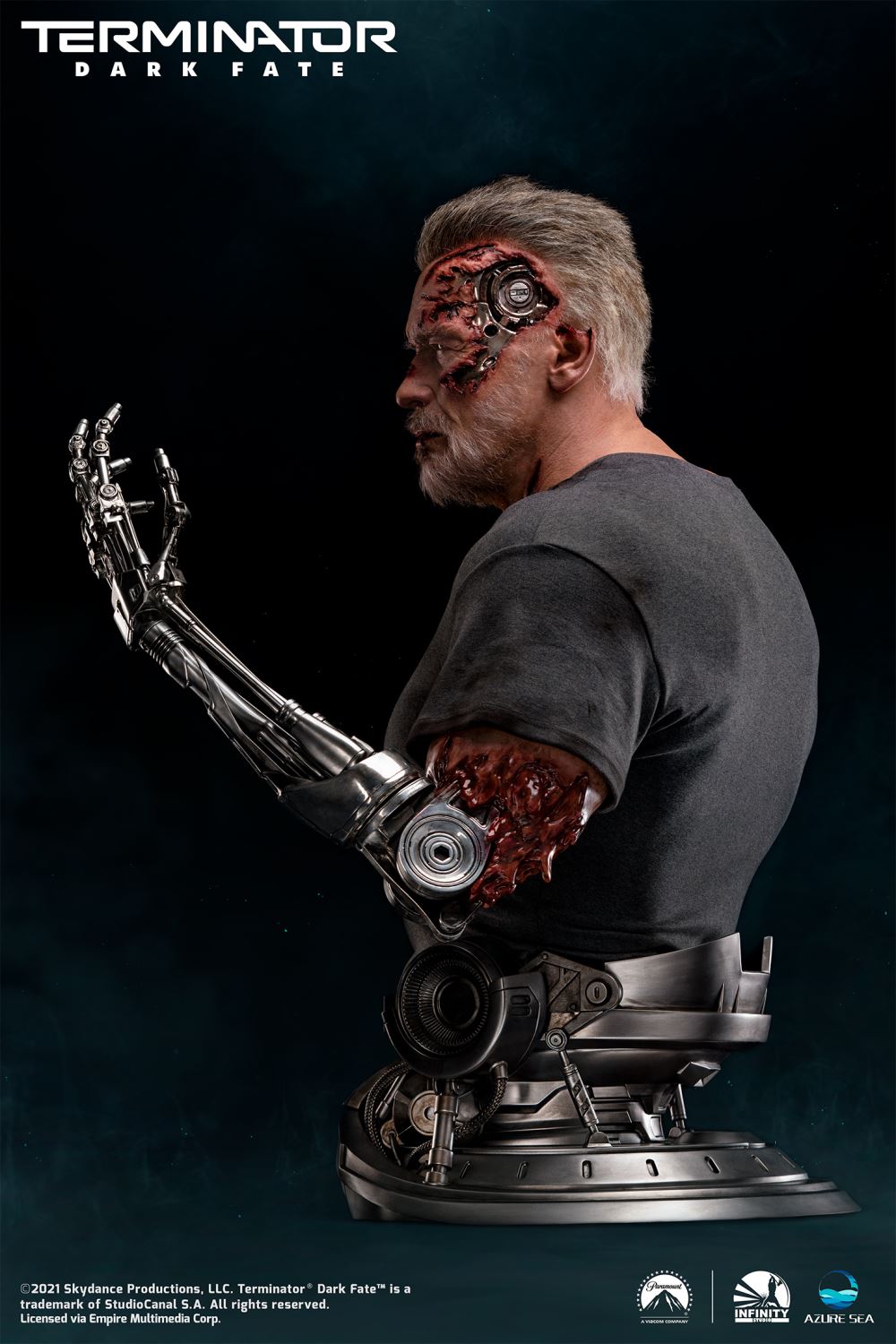 T-800 1/1 bust – Terminator Dark Fat