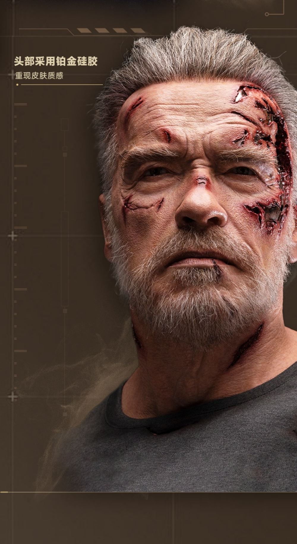 T-800 1/1 bust – Terminator Dark Fat