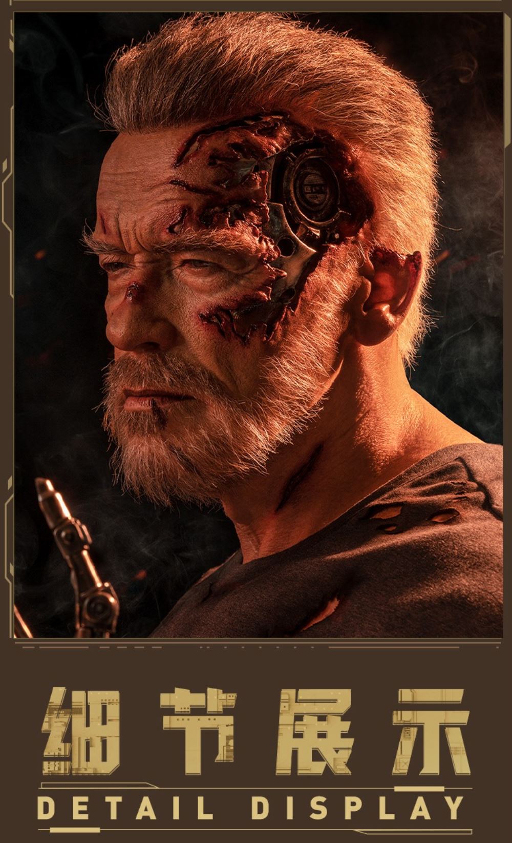 T-800 1/1 bust – Terminator Dark Fat