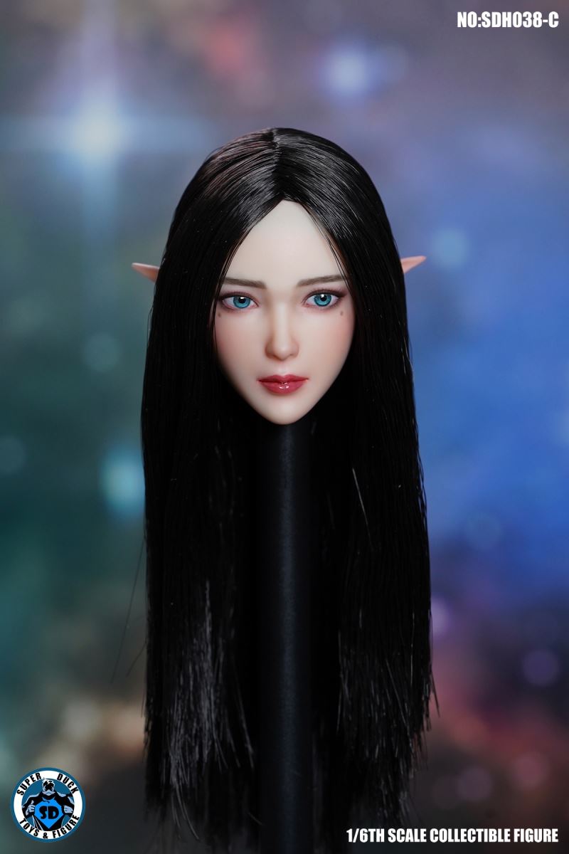 Elf female head carving 1/6