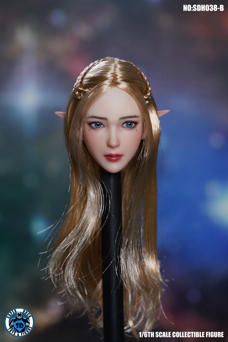 Elf female head carving 1/6