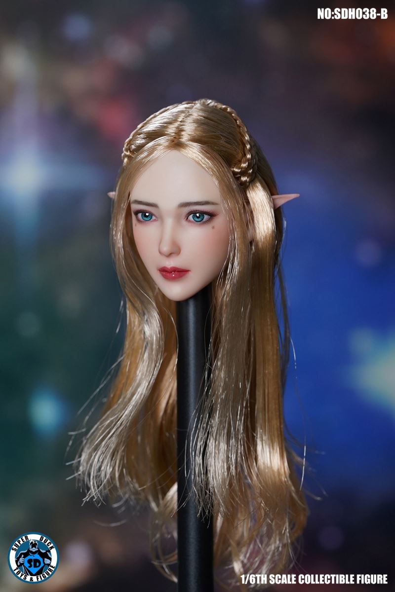 Elf female head carving 1/6