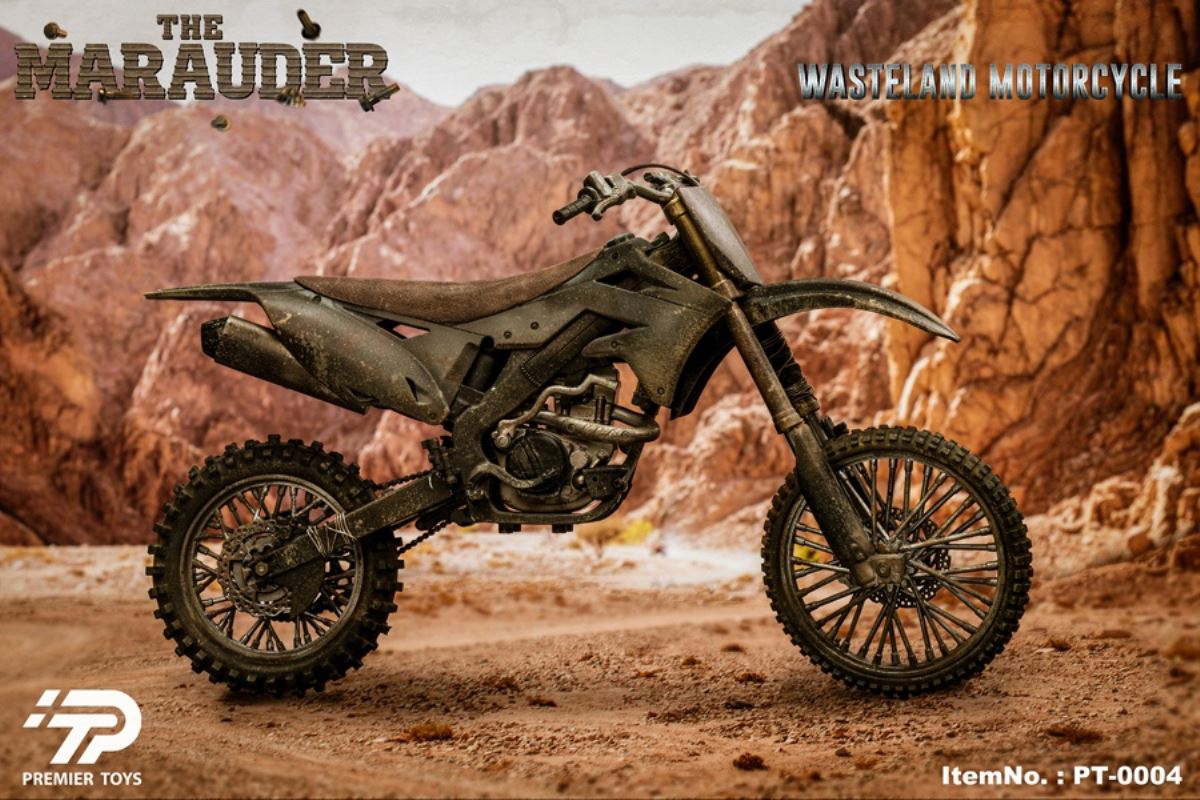 Desert Thug & Wasteland Style Painted Motorcycle 1/6
