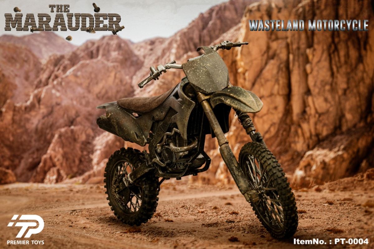 Desert Thug & Wasteland Style Painted Motorcycle 1/6