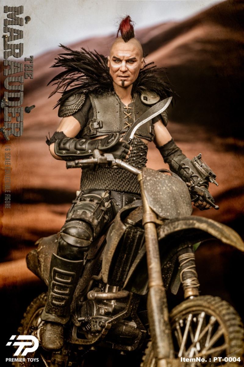 Desert Thug & Wasteland Style Painted Motorcycle 1/6