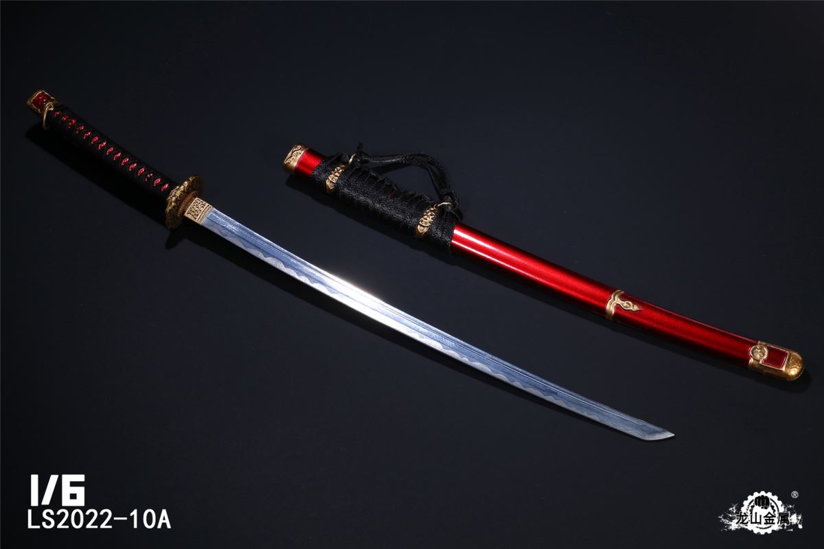 Die-casting Alloy Japanese Samurai Ronin Fighting Sword 1/6