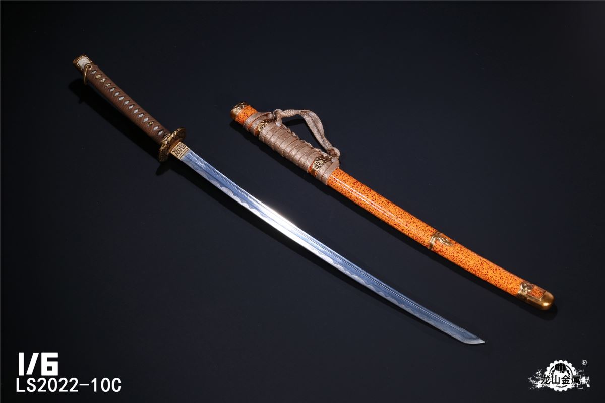 Die-casting Alloy Japanese Samurai Ronin Fighting Sword 1/6