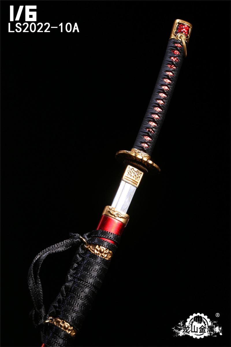 Die-casting Alloy Japanese Samurai Ronin Fighting Sword 1/6