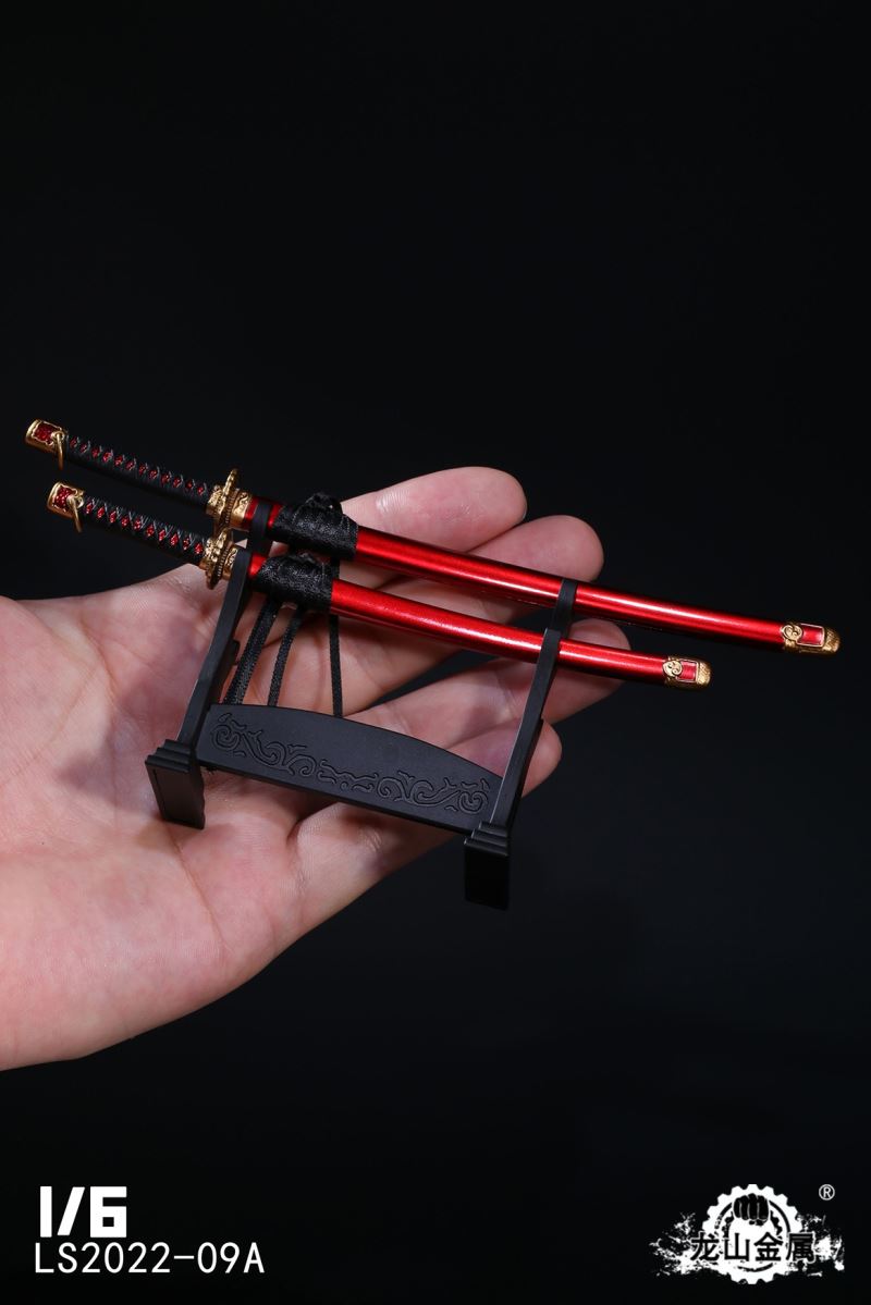 Die-casting Alloy Japanese Samurai Ronin Fighting Sword 1/6