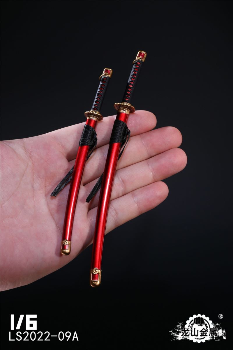 Die-casting Alloy Japanese Samurai Ronin Fighting Sword 1/6