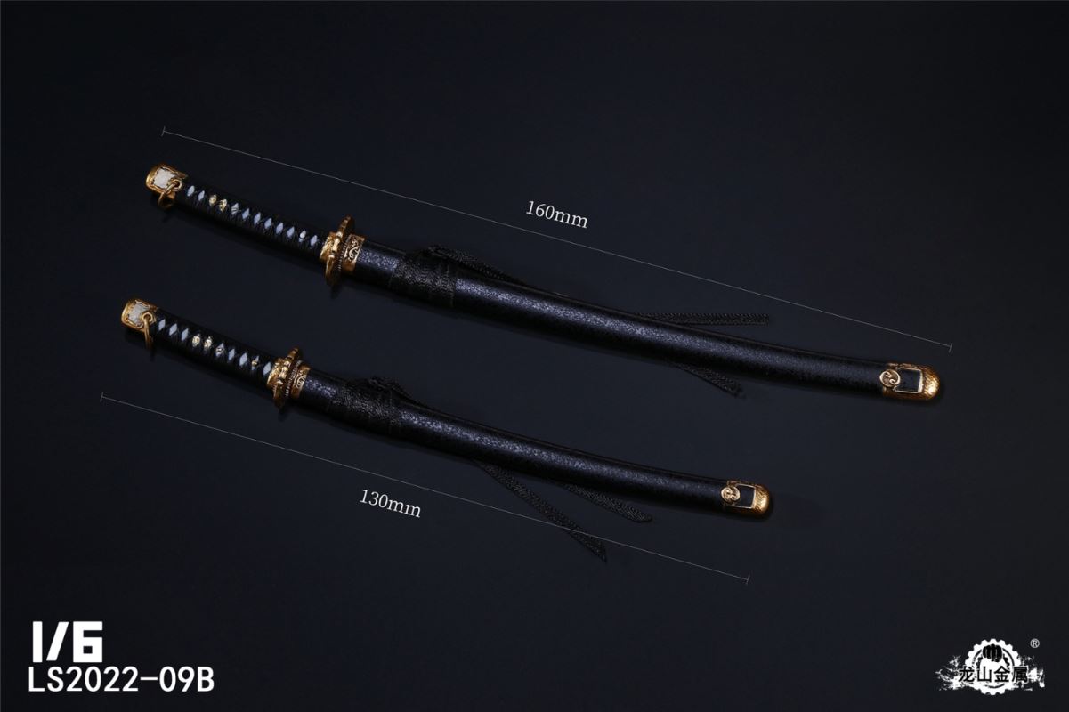 Die-casting Alloy Japanese Samurai Ronin Fighting Sword 1/6