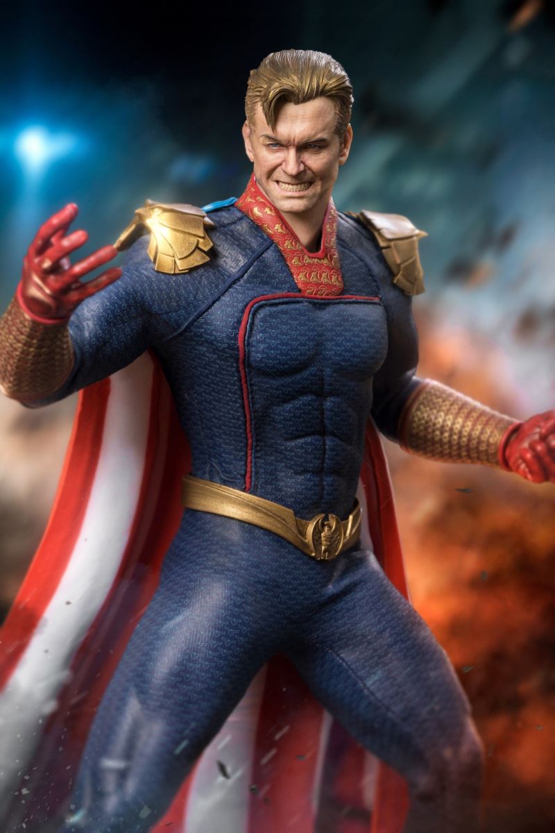 The Hero European and American expression head sculpture 1/6