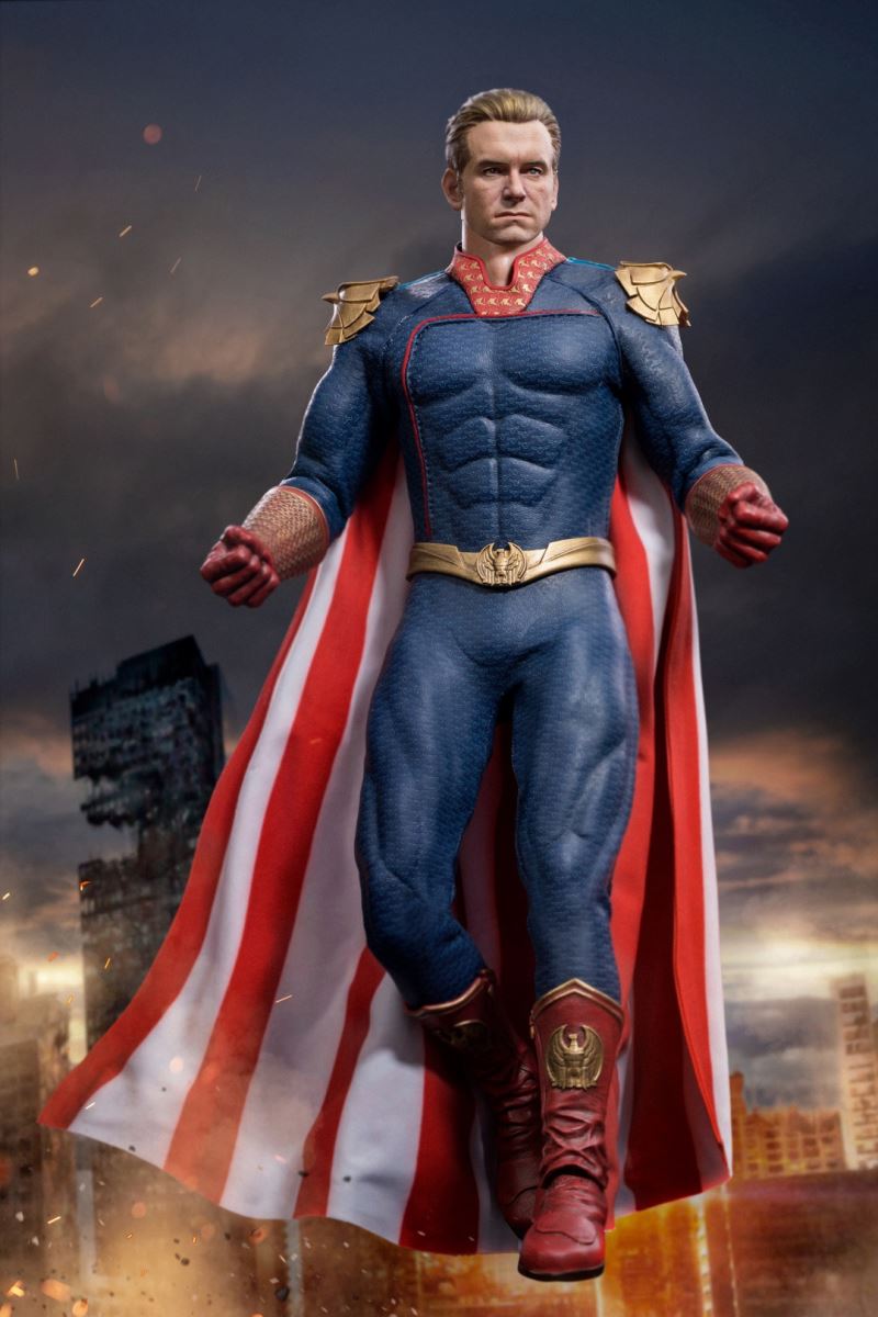 The Hero European and American expression head sculpture 1/6