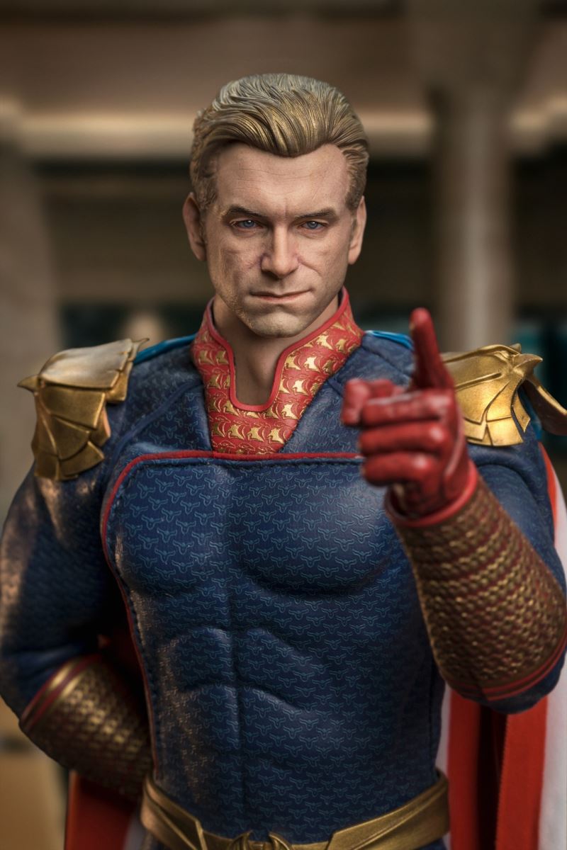 The Hero European and American expression head sculpture 1/6