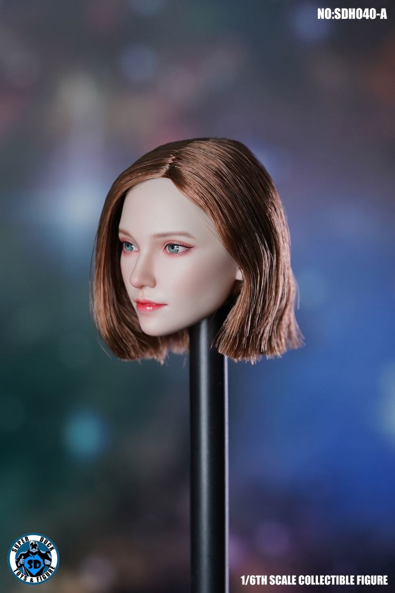 Mixed-Blood Female Head Sculpture (SDH040) 1/6