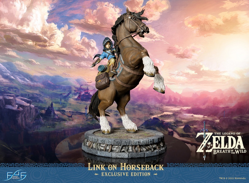 THE LEGEND OF ZELDA: BREATH OF THE WILD - LINK ON HORSEBACK (EXCLUSIVE EDITION)