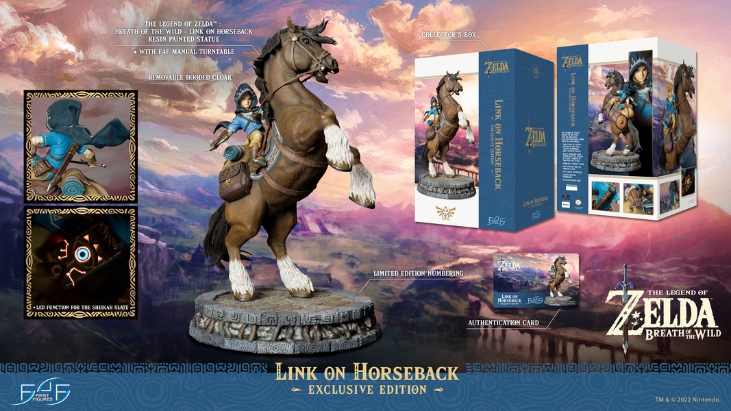 THE LEGEND OF ZELDA: BREATH OF THE WILD - LINK ON HORSEBACK (EXCLUSIVE EDITION)