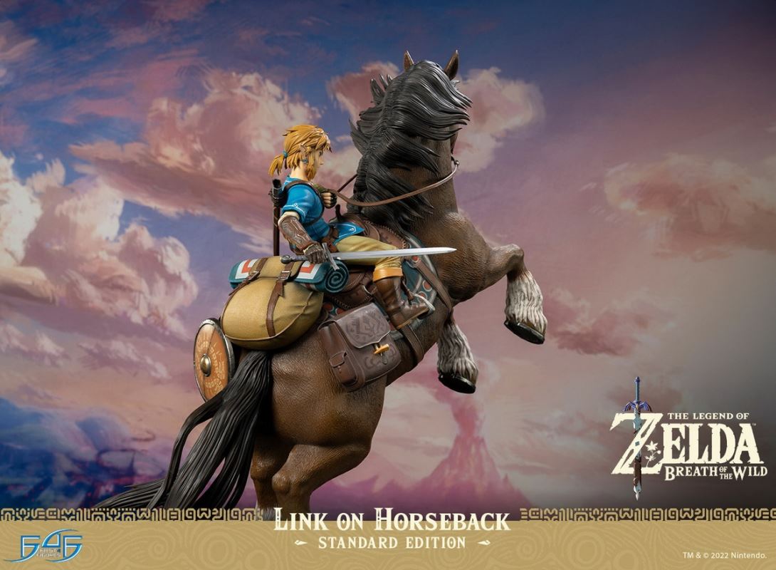 Link On Horseback - The Legend of Zelda Breath of the Wild