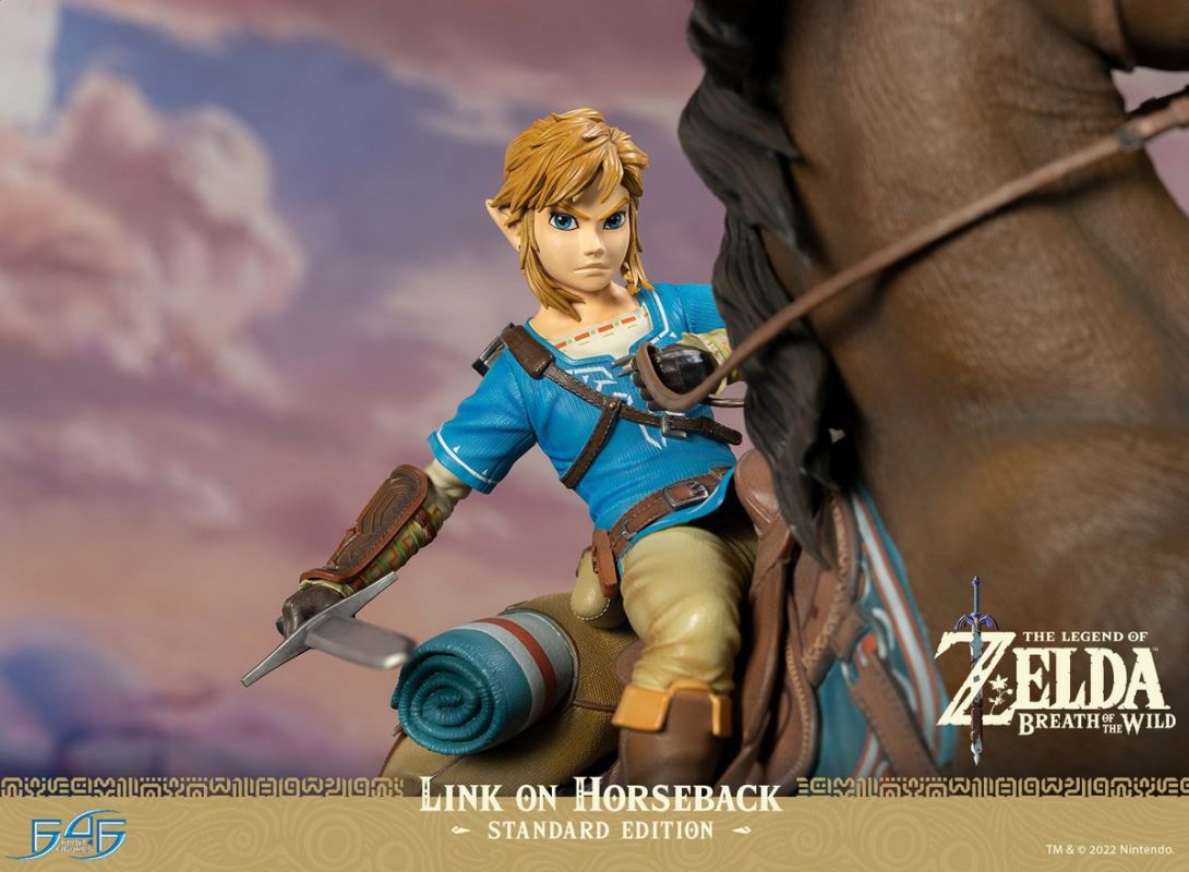 Link On Horseback - The Legend of Zelda Breath of the Wild
