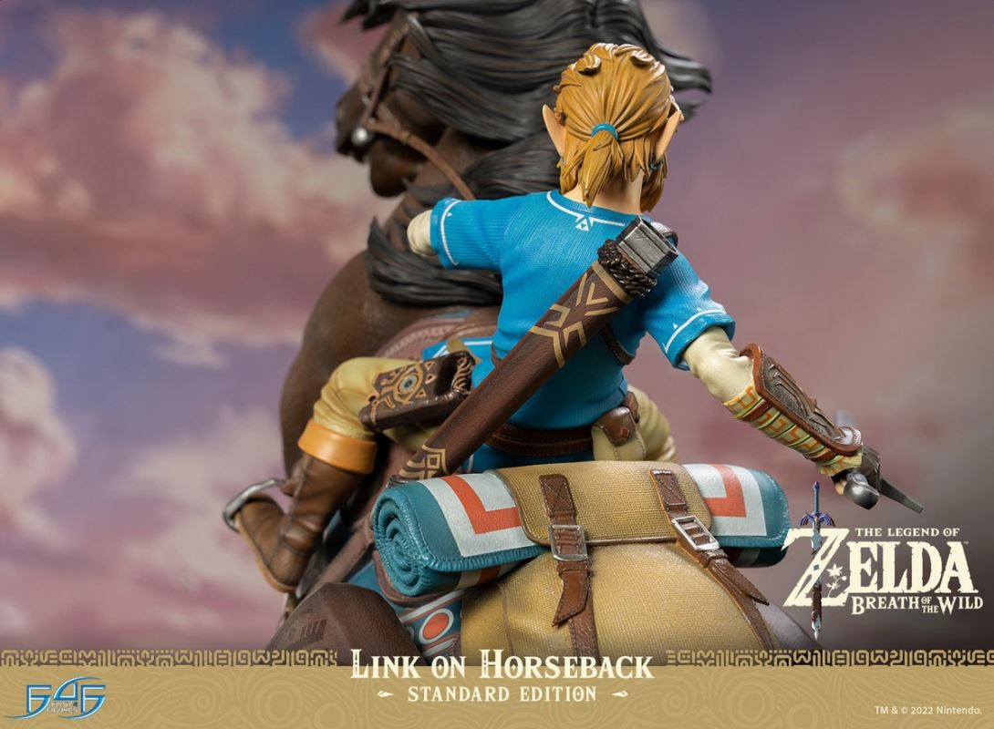 Link On Horseback - The Legend of Zelda Breath of the Wild