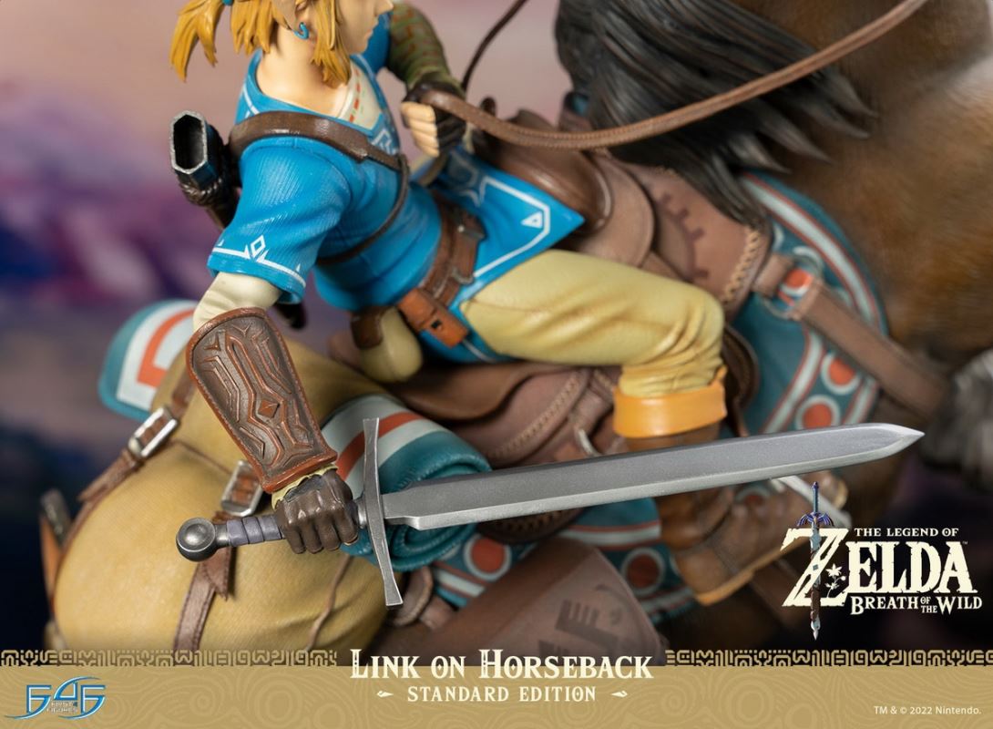 Link On Horseback - The Legend of Zelda Breath of the Wild