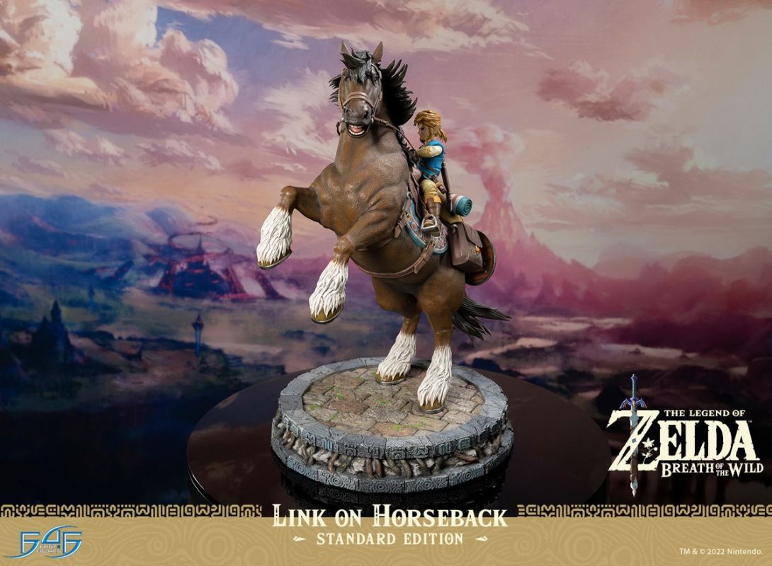 Link On Horseback - The Legend of Zelda Breath of the Wild