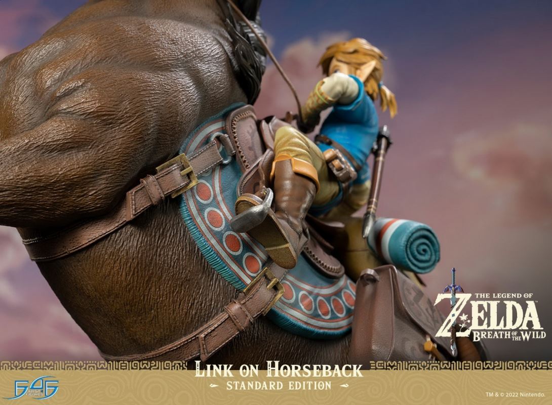 Link On Horseback - The Legend of Zelda Breath of the Wild
