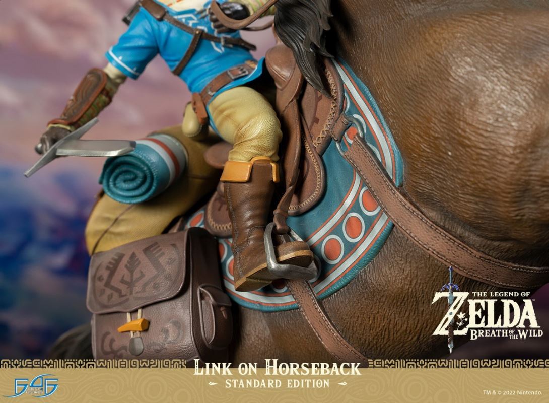 Link On Horseback - The Legend of Zelda Breath of the Wild