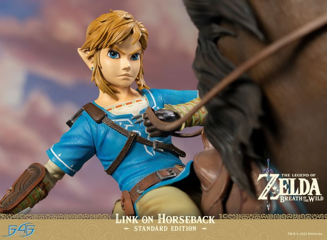 Link On Horseback - The Legend of Zelda Breath of the Wild