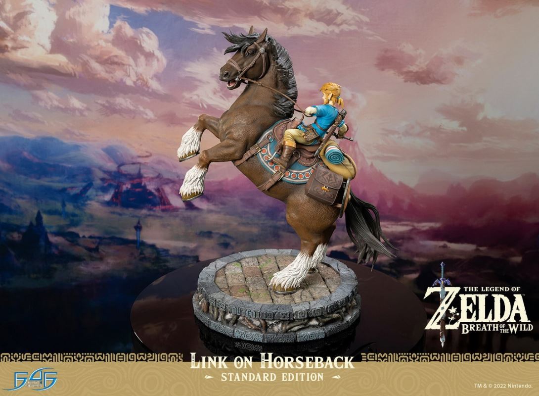 Link On Horseback - The Legend of Zelda Breath of the Wild