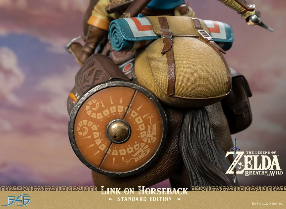 Link On Horseback - The Legend of Zelda Breath of the Wild