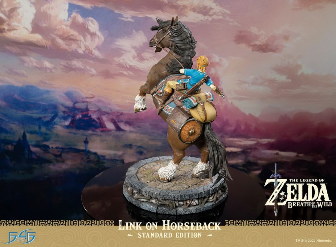Link On Horseback - The Legend of Zelda Breath of the Wild