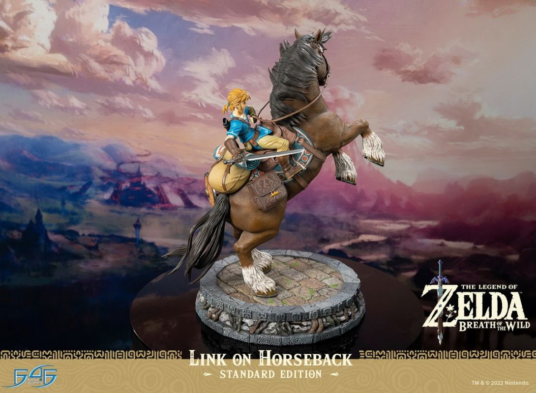 Link On Horseback - The Legend of Zelda Breath of the Wild