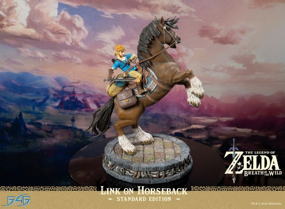 Link On Horseback - The Legend of Zelda Breath of the Wild