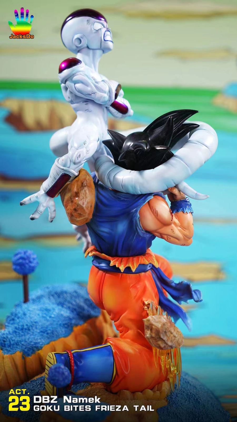 Son Goku Bite Frieza's tail - Dragon Ball 1/8