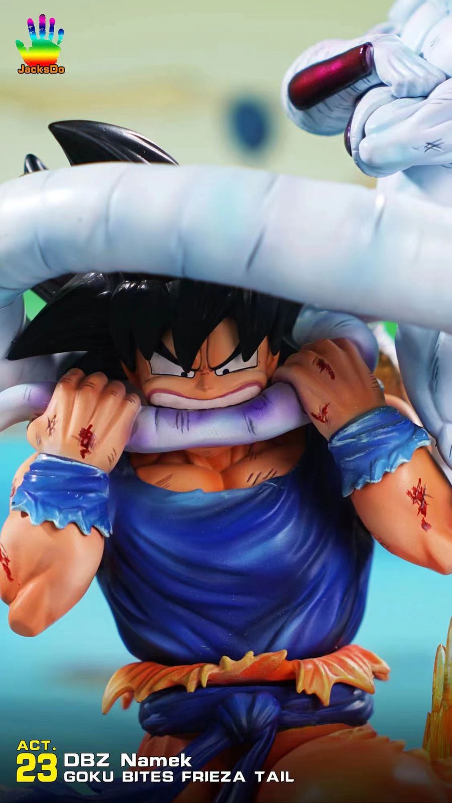 Son Goku Bite Frieza's tail - Dragon Ball 1/8
